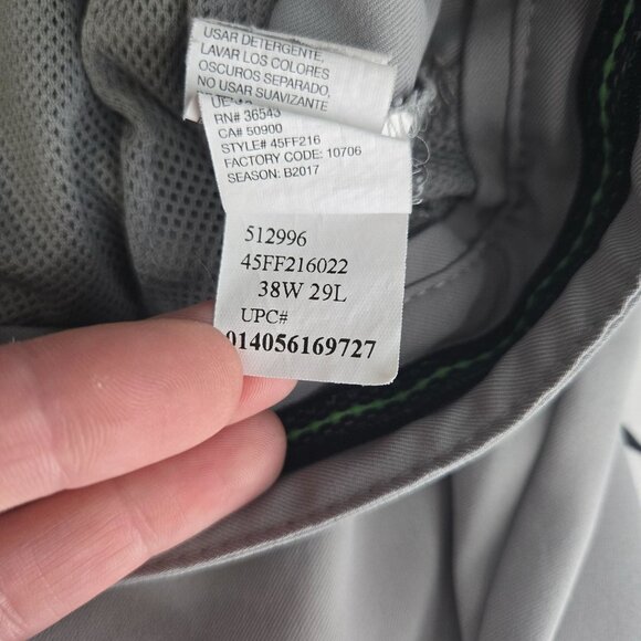 Izod golf mens size 38x29 gray performance pants pockets style 45ff216 - Picture 6 of 10